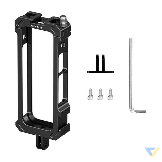 Metal protective cage PULUZ with tripod adapter for Insta360 X4 For sports cameras