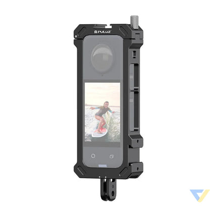 Metal protective cage PULUZ with tripod adapter for Insta360 X4 For sports cameras