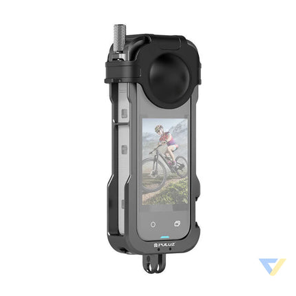 Metal Protective Cage With Lens Cover PULUZ for Insta360 X4 For sports cameras