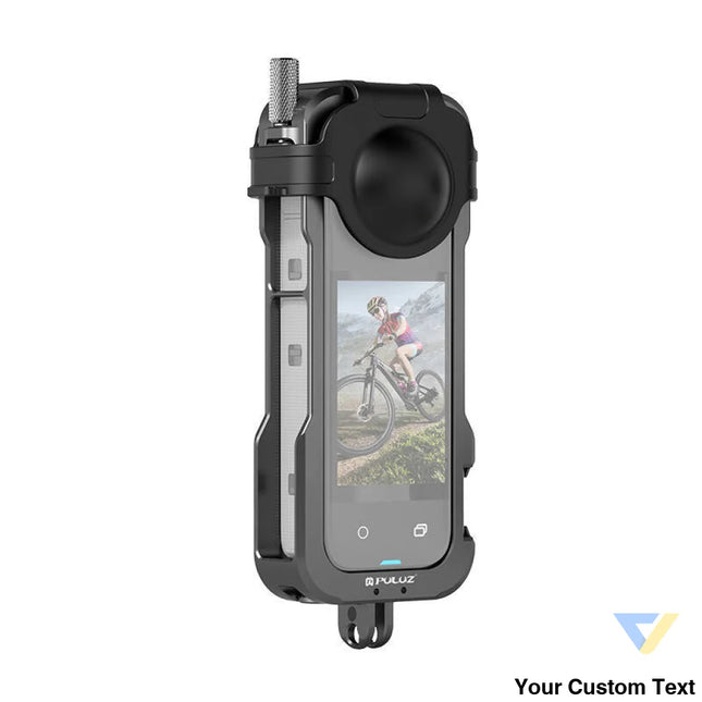 Metal Protective Cage With Lens Cover PULUZ for Insta360 X4 For sports cameras