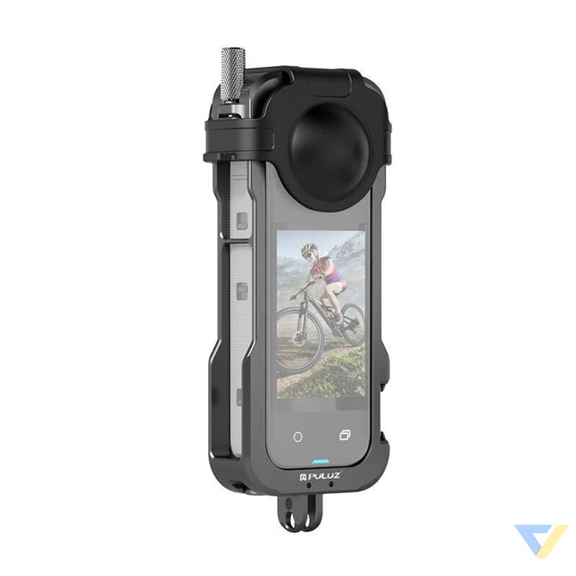 Metal Protective Cage With Lens Cover PULUZ for Insta360 X4 For sports cameras