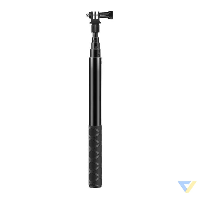 Metal selfie holder Puluz 110 cm for sports cameras (including Osmo Action 5 Pro Insta360 X5 / X4 / X3) Straps mounts