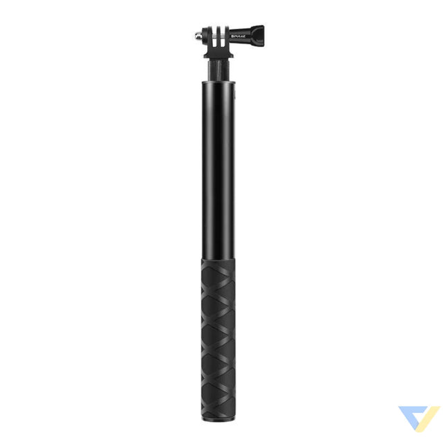 Metal selfie holder Puluz 110 cm for sports cameras (including Osmo Action 5 Pro Insta360 X5 / X4 / X3) Straps mounts