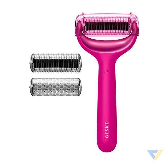 Micro Needle Face&Body Roller 8in1 Geske with APP (starlight) Massagers