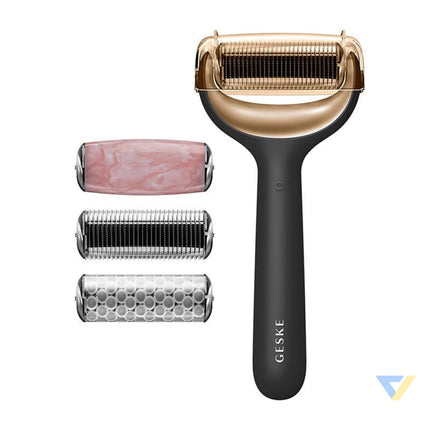 Micro Needle Face&Body Roller 9in1 Geske with APP (gray) Massagers