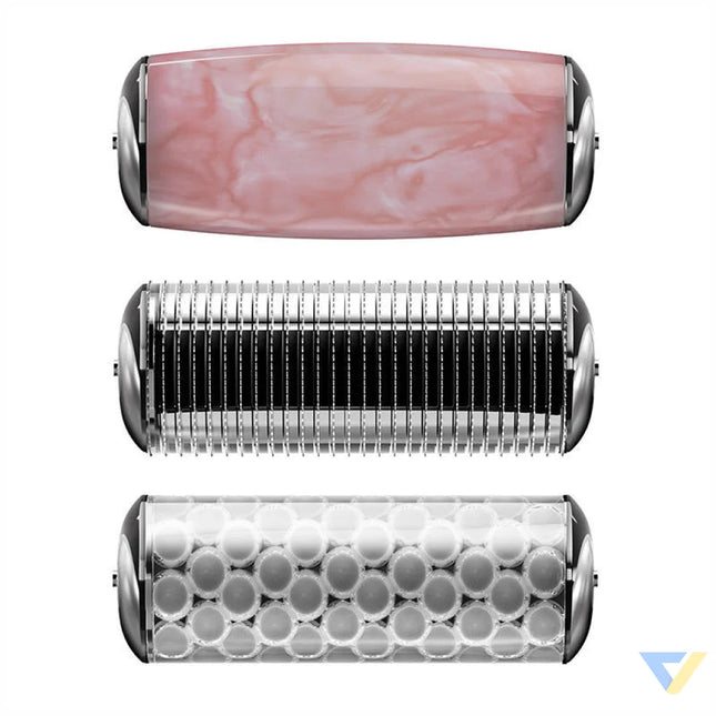 Micro Needle Face&Body Roller 9in1 Geske with APP (starlight) Massagers