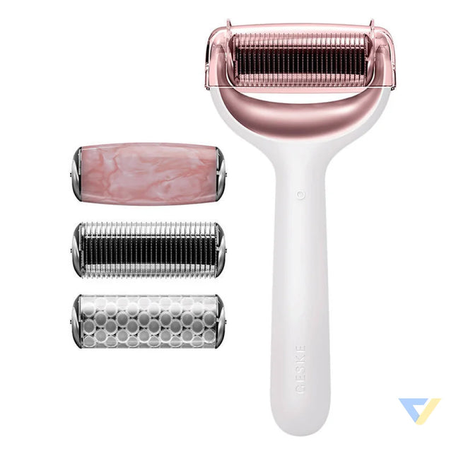 Micro Needle Face&Body Roller 9in1 Geske with APP (starlight) Massagers
