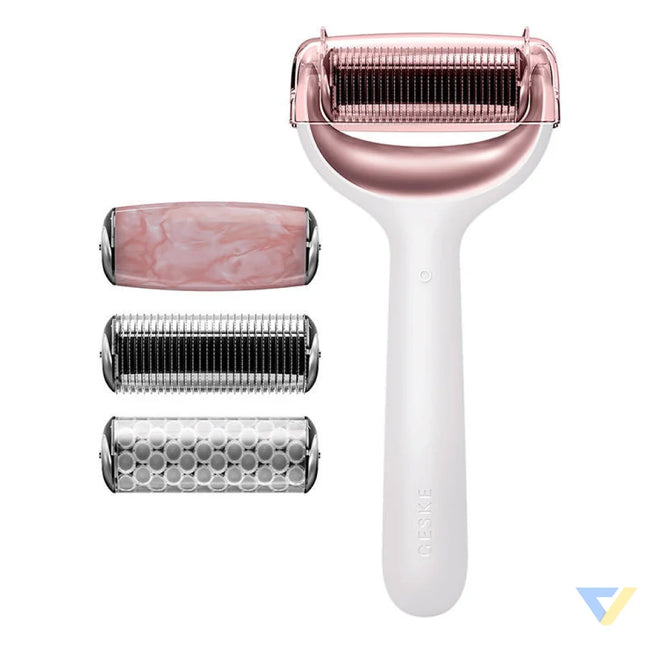 Micro Needle Face&Body Roller 9in1 Geske with APP (starlight) Massagers