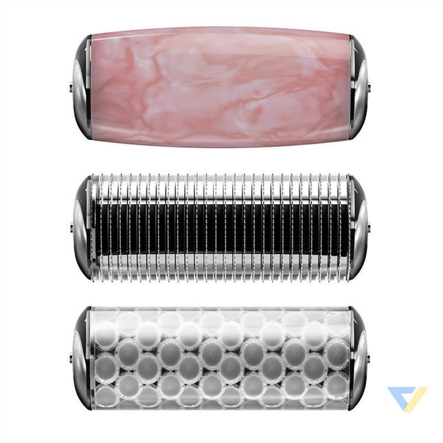 Micro Needle Face&Body Roller 9in1 Geske with APP (starlight) Massagers
