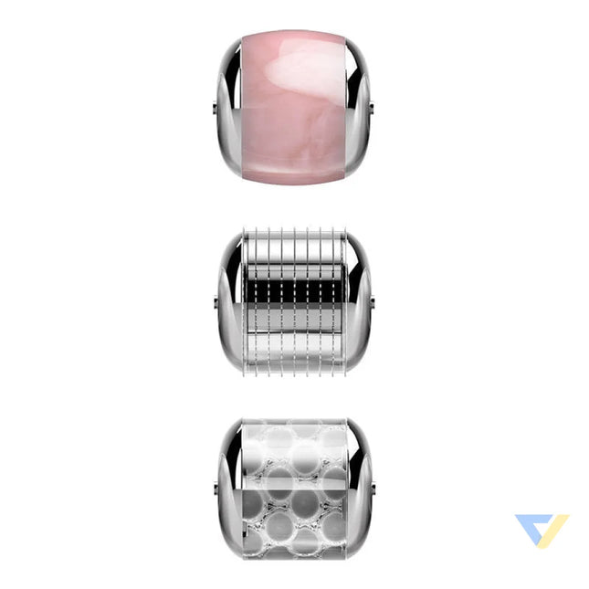 Micro Needle Face Roller 9in1 Geske with APP (gray) Massagers