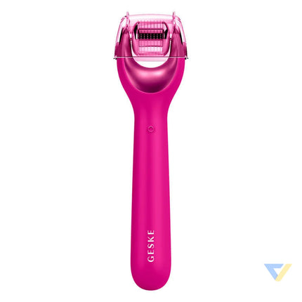 Micro Needle Face Roller 9in1 Geske with APP (magenta) Massagers