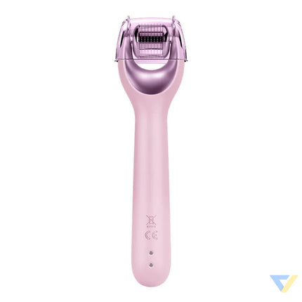 Micro Needle Face Roller 9in1 Geske with APP (pink) Massagers