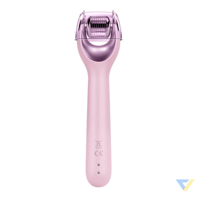 Micro Needle Face Roller 9in1 Geske with APP (pink) Massagers