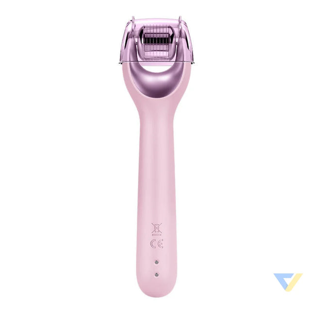 Micro Needle Face Roller 9in1 Geske with APP (pink) Massagers