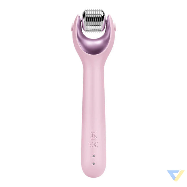 Micro Needle Face Roller 9in1 Geske with APP (pink) Massagers