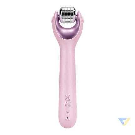 Micro Needle Face Roller 9in1 Geske with APP (pink) Massagers