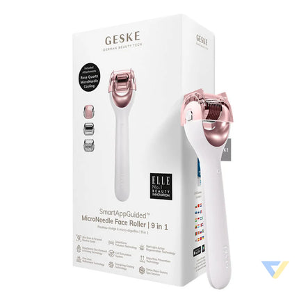 Micro Needle Face Roller 9in1 Geske with APP (starlight) Massagers