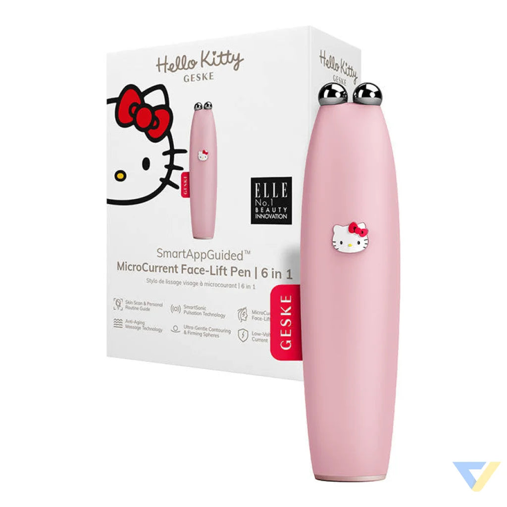MicroCurrent Face Lift Pen 6 in 1 Geske with APP (Hello Kitty pink) Massagers