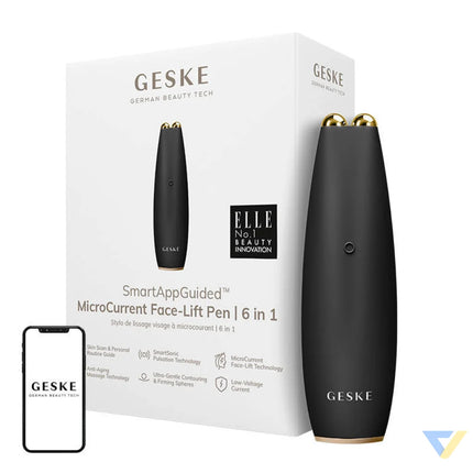 MicroCurrent Face Lift Pen 6in1 Geske with APP (gray) Massagers
