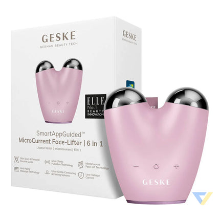 MicroCurrent Face Lifter 6 in 1 Geske with APP (pink) Massagers