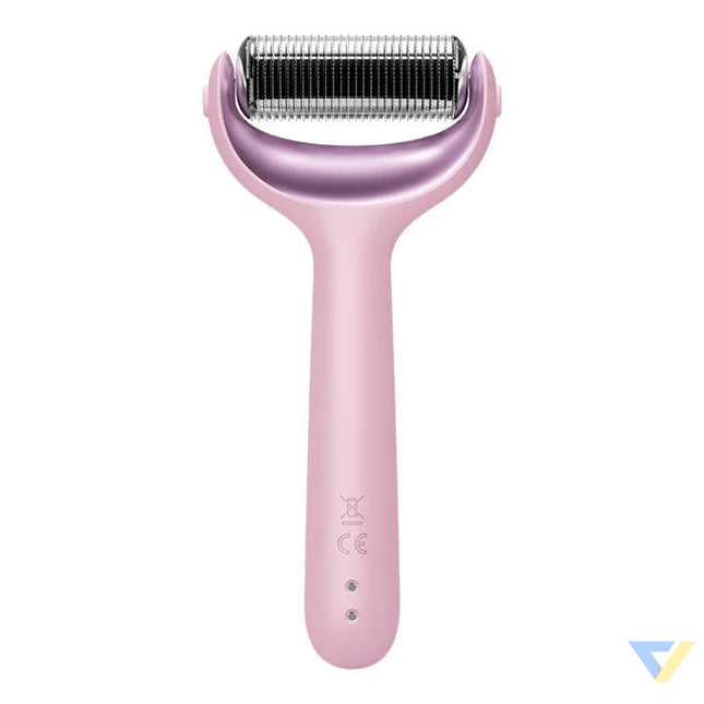 MicroNeedle Face&Body Roller 9in1 Geske with APP (pink) Massagers
