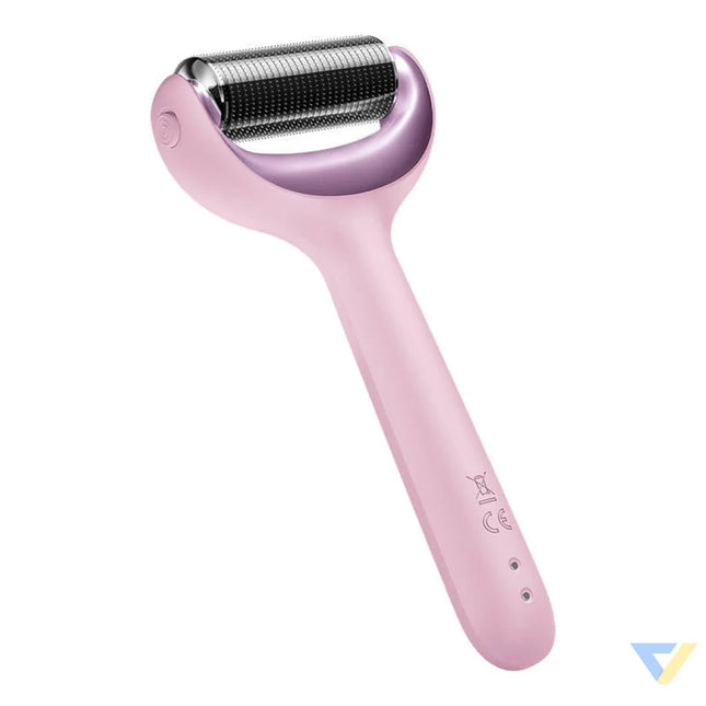 MicroNeedle Face&Body Roller 9in1 Geske with APP (pink) Massagers