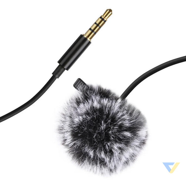 Microphone Jack Puluz 1.5m jack 3.5mm PU424 Lavalier