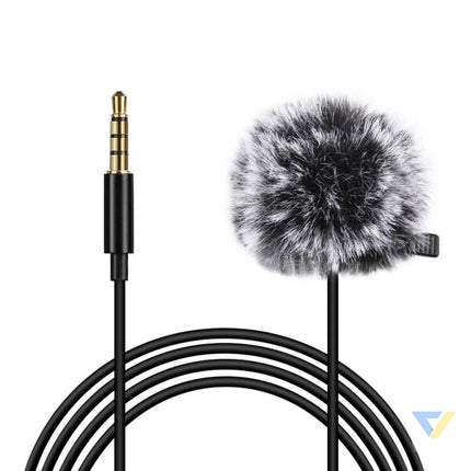 Microphone Jack Puluz 1.5m jack 3.5mm PU424 Lavalier