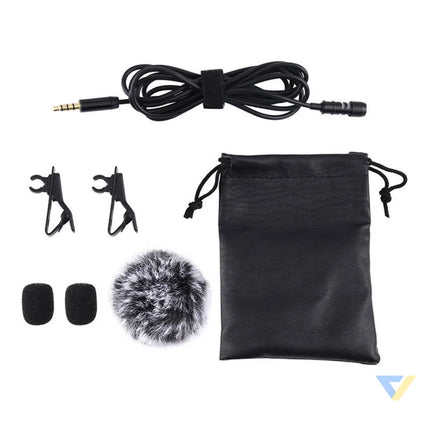 Microphone Jack Puluz 1.5m jack 3.5mm PU424 Lavalier
