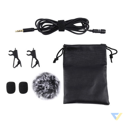 Microphone Jack Puluz 1.5m jack 3.5mm PU424 Lavalier