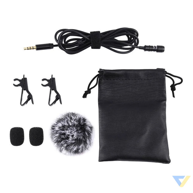Microphone Jack Puluz 1.5m jack 3.5mm PU424 Lavalier