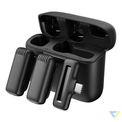 Microphone with charging case Apexel APL MIC008 Type C 2 pcs. Other