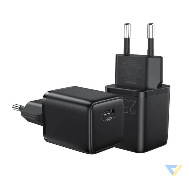 Mini Intelligent Charger PD 25W Joyroom L P251 (black) mains chargers