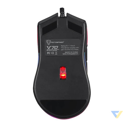 MMotospeed V70 Wired Gaming Mouse Black Wired