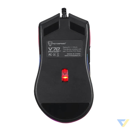 MMotospeed V70 Wired Gaming Mouse Black Wired