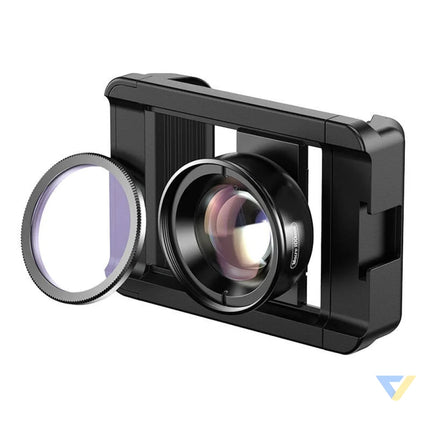 Mobile lens APEXEL APL HB100CPL100mm macro with CPL (black) Phone lenses