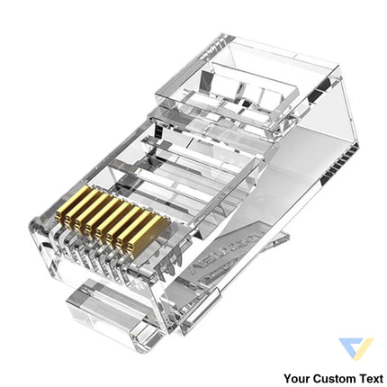 Modular Plug RJ45 Cat.5E UTP Connector Vention IDBR0 50 Transparent 50pcs Other