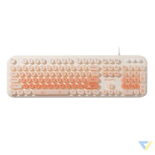 MOFII wired keyboard with backlight Love Me (Beige) Mice keyboards