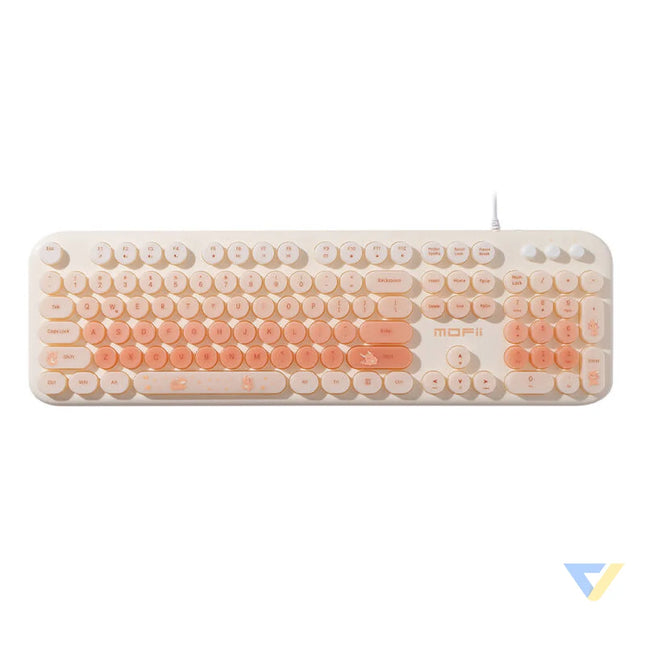 MOFII wired keyboard with backlight Love Me (Beige) Mice keyboards