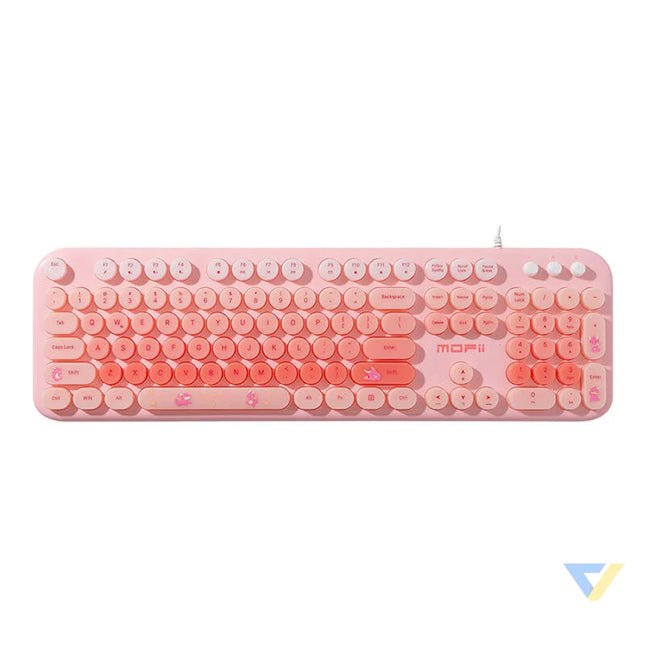 MOFII wired keyboard with backlight Love Me (Pink) Mice keyboards