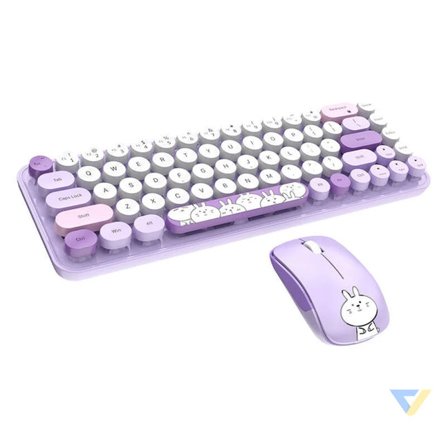 MOFII Wireless Keyboard + Mouse iBean Pro New 2.4G (Purple) Mice keyboards