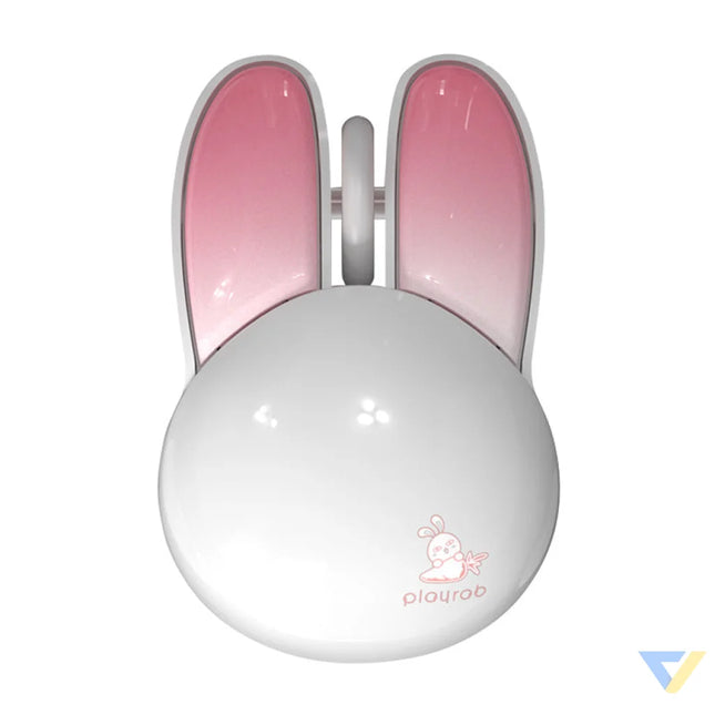 MOFII Wireless Mouse + Bluetooth Rabbit M6DM Glossy (White Pink) Mice keyboards
