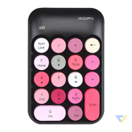 MOFII Wireless Numeric Keypad X910 Black + Red Mice keyboards