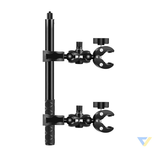 Motorcycle/bicycle mount PULUZ with two clamps and selfie stick 150 cm Straps mounts and holders