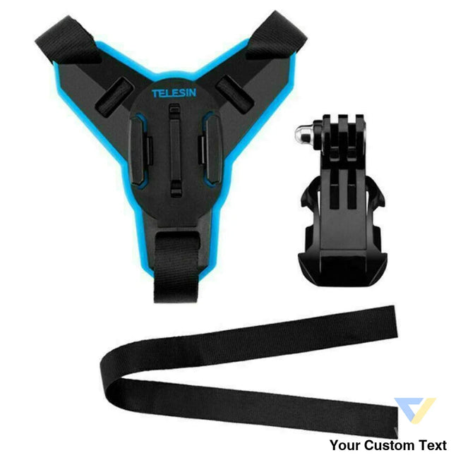 Motorcycle Helmet Chin Telesin + J Hook Mount for sports cameras (GP HBM MT7) Straps mounts and holders