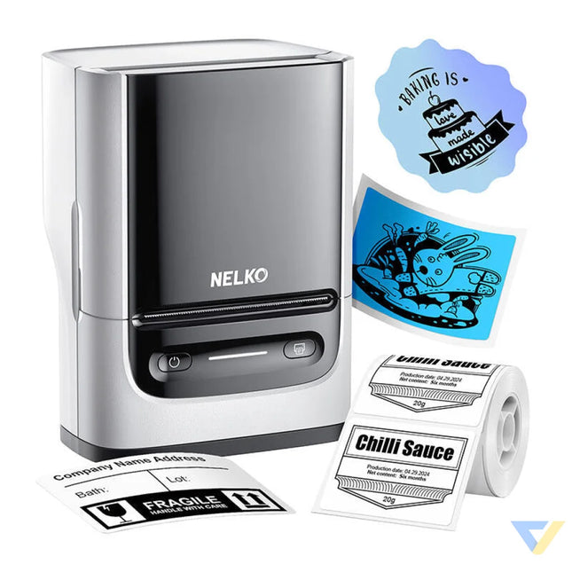 Nelko PM220 thermal label printer (white) Label printers