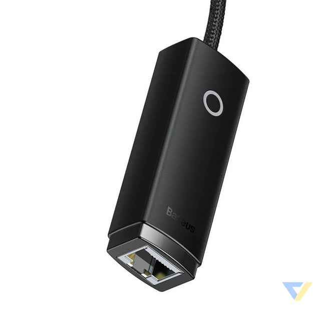 Network adapter Baseus Lite Series USB C to RJ45 (black) Adapters connectors and converters
