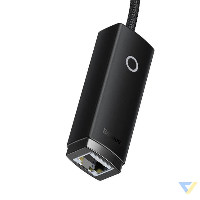 Network adapter Baseus Lite Series USB C to RJ45 (black) Adapters connectors and converters