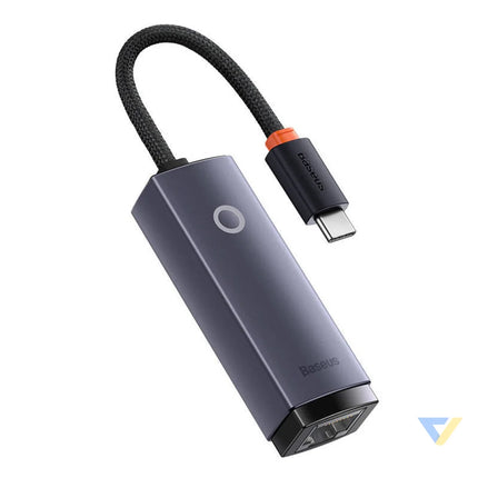 Network adapter Baseus Lite Series USB C to RJ45 (grey) Adapters connectors and converters