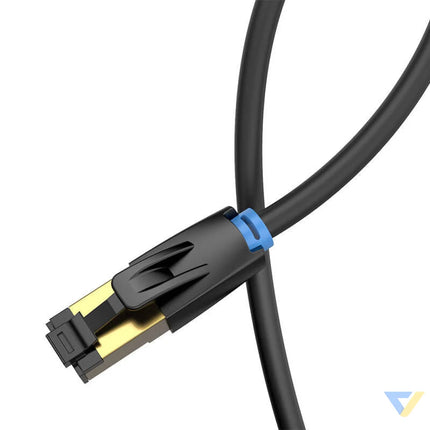 Network Cable CAT8 SFTP Vention IKABF RJ45 Ethernet 40Gbps 1m Black Network cables